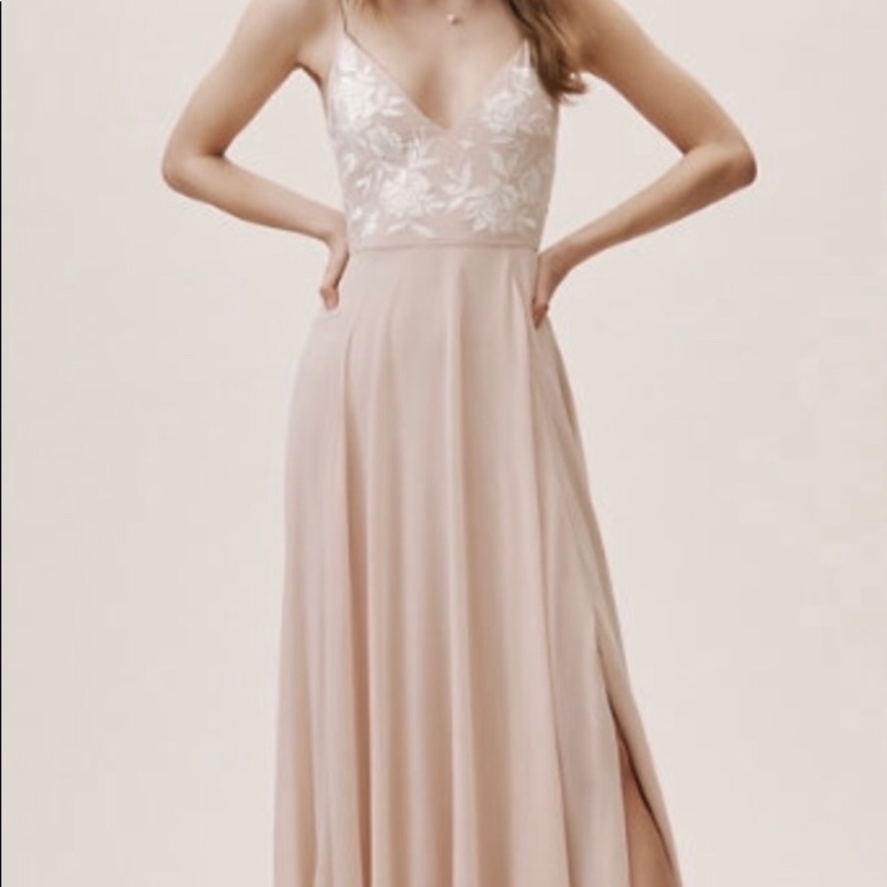 BHLDN Sadia dress in blush size 6